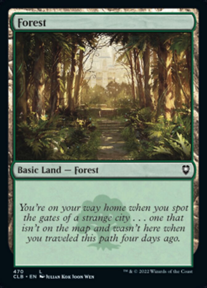 Forest (470) [Commander Legends: Battle for Baldur's Gate] | Total Play