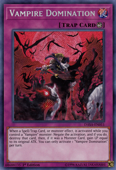 Vampire Domination [DASA-EN011] Secret Rare | Total Play