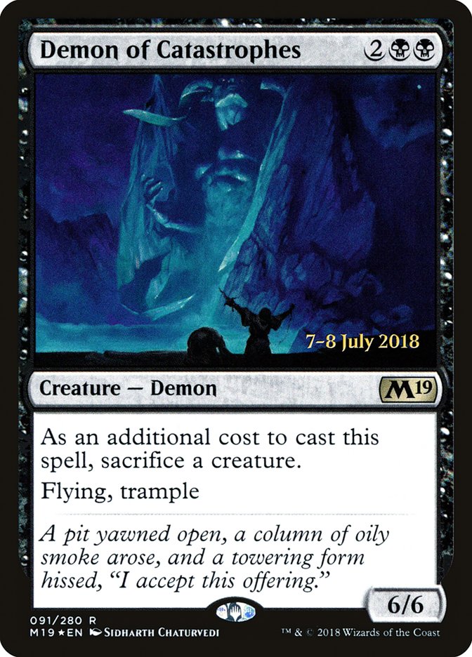 Demon of Catastrophes [Core Set 2019 Prerelease Promos] | Total Play