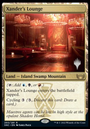 Xander's Lounge (Promo Pack) [Streets of New Capenna Promos] | Total Play