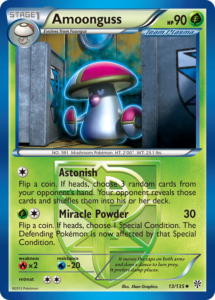 Amoonguss (13/135) [Black & White: Plasma Storm] | Total Play