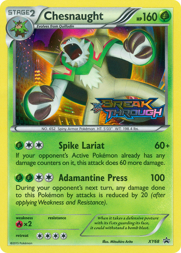 Chesnaught (XY68) [XY: Black Star Promos] | Total Play