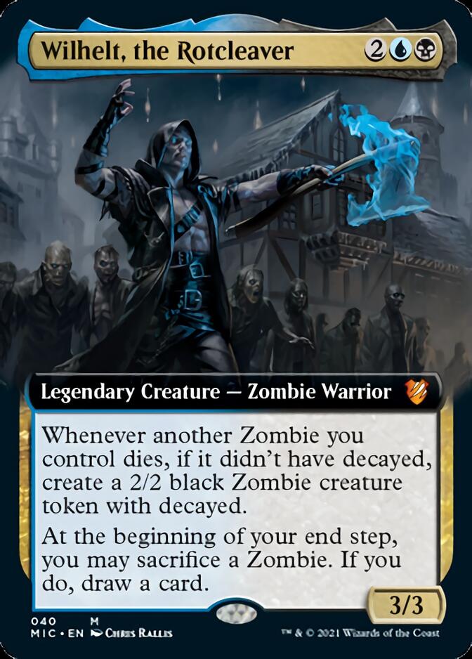 Wilhelt, the Rotcleaver (Extended Art) [Innistrad: Midnight Hunt Commander] | Total Play