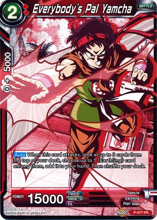 Everybody's Pal Yamcha (Alternate Art) (P-077) [Special Anniversary Set] | Total Play