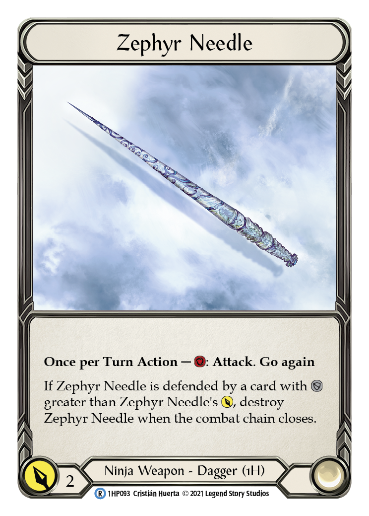 Zephyr Needle (Left) [1HP093] (History Pack 1) | Total Play