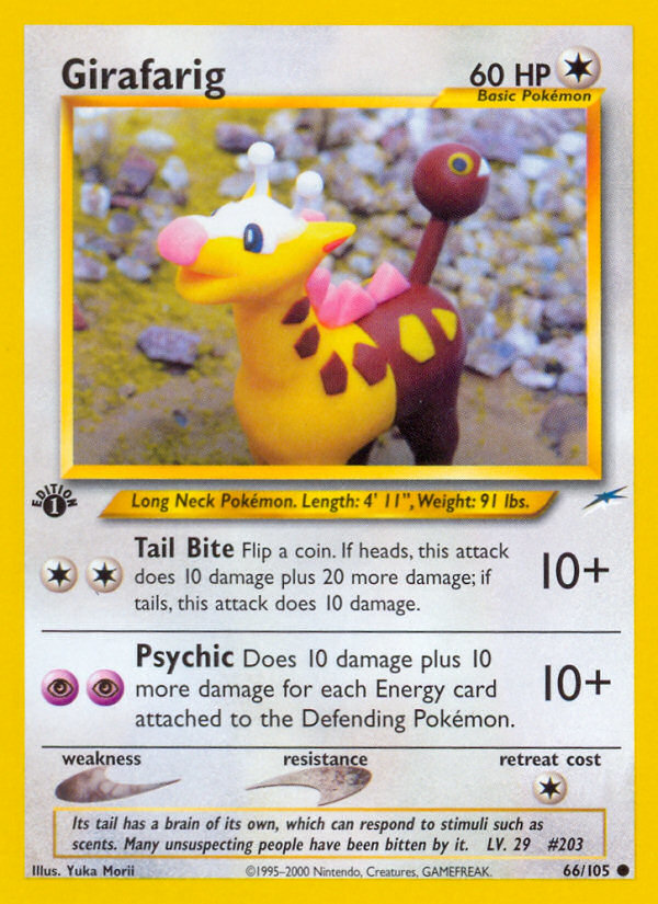 Girafarig (66/105) [Neo Destiny 1st Edition] | Total Play