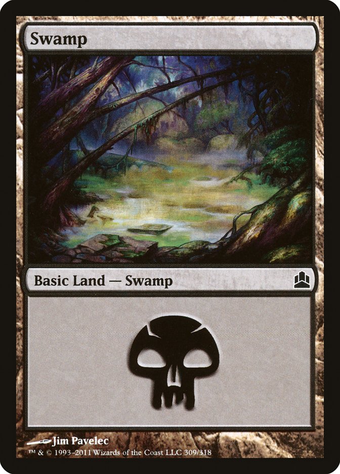 Swamp (309) [Commander 2011] | Total Play