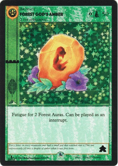 Forest God's Amber [Sample Cards] | Total Play