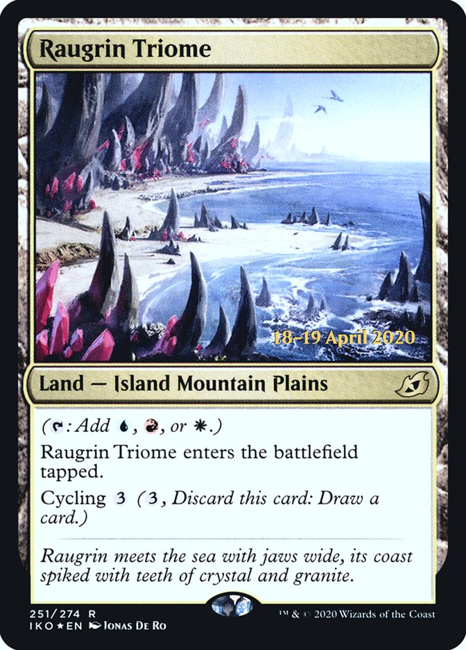 Raugrin Triome [Ikoria: Lair of Behemoths Prerelease Promos] | Total Play