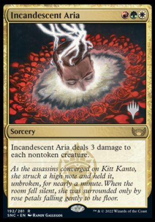 Incandescent Aria (Promo Pack) [Streets of New Capenna Promos] | Total Play