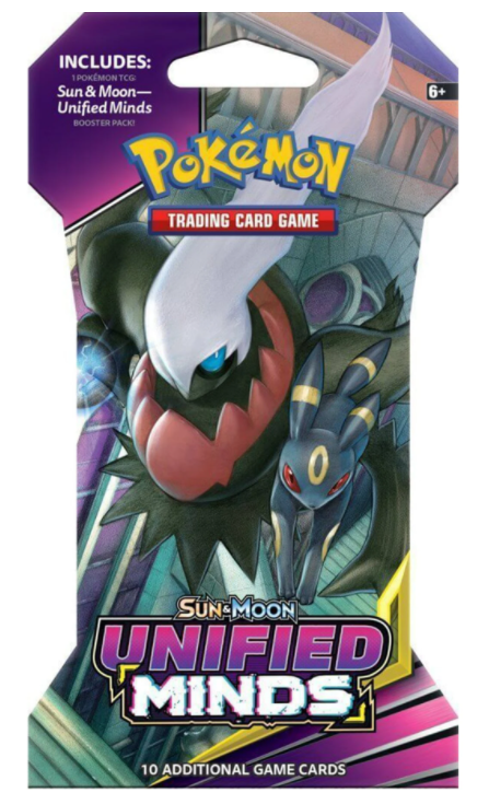 Sun & Moon: Unified Minds - Sleeved Booster Pack | Total Play