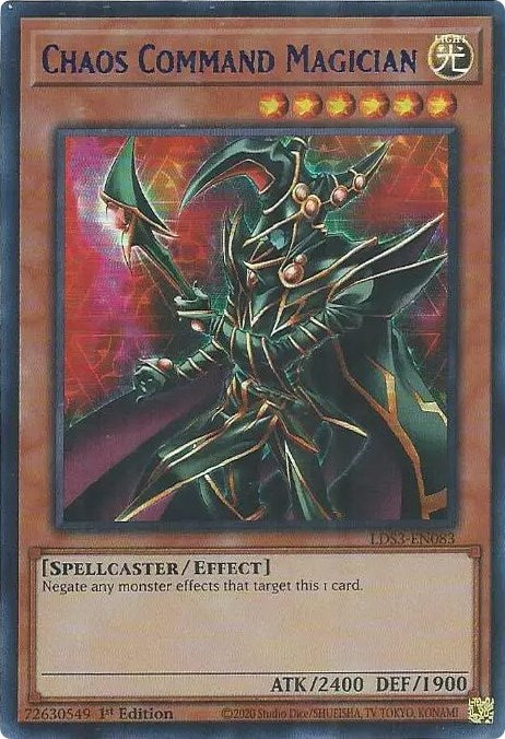 Chaos Command Magician (Blue) [LDS3-EN083] Ultra Rare | Total Play