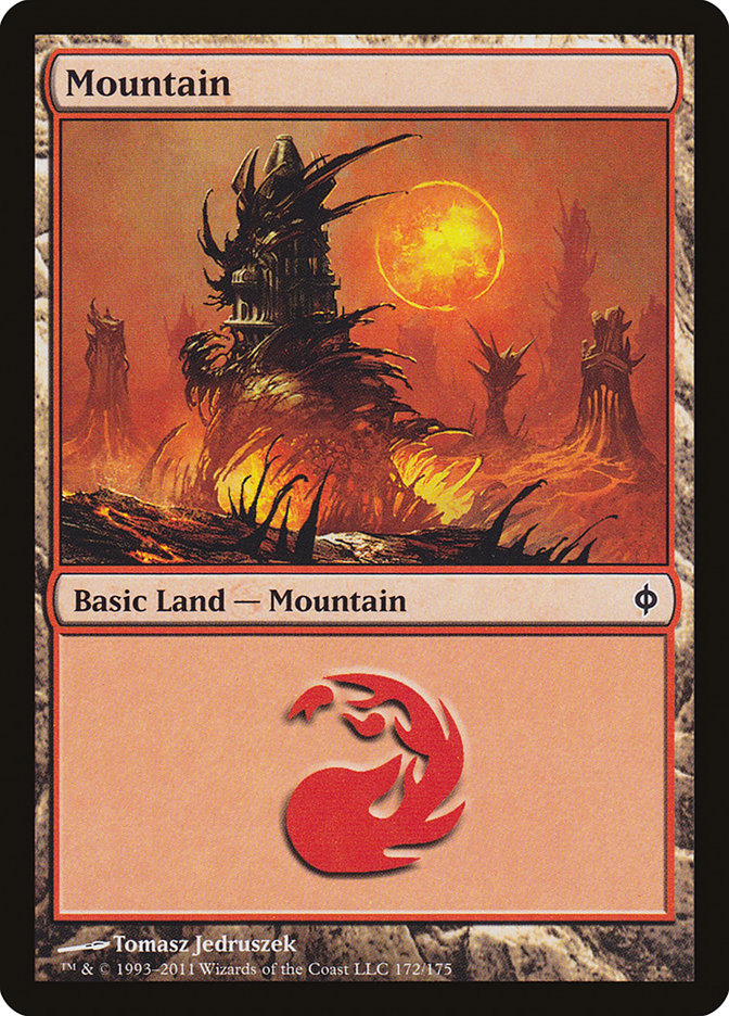 Mountain (172) [New Phyrexia] | Total Play