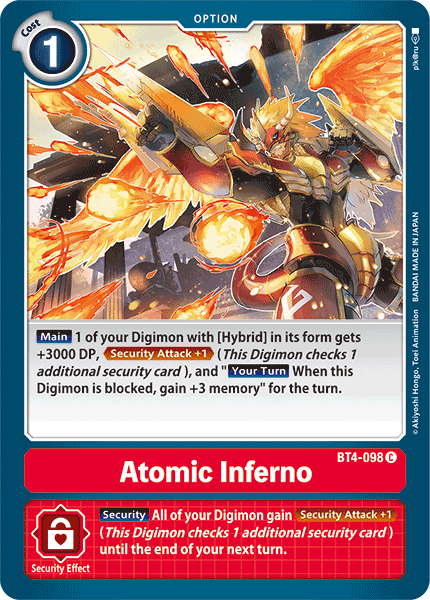 Atomic Inferno [BT4-098] [Great Legend] | Total Play