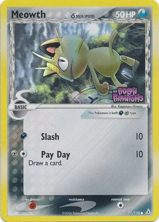 Meowth (71/110) (Delta Species) (Stamped) [EX: Holon Phantoms] | Total Play