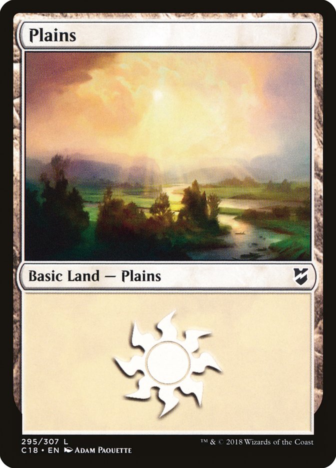 Plains (295) [Commander 2018] | Total Play