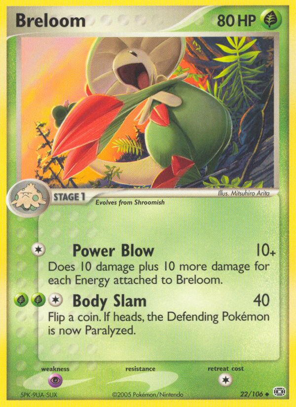 Breloom (22/106) [EX: Emerald] | Total Play