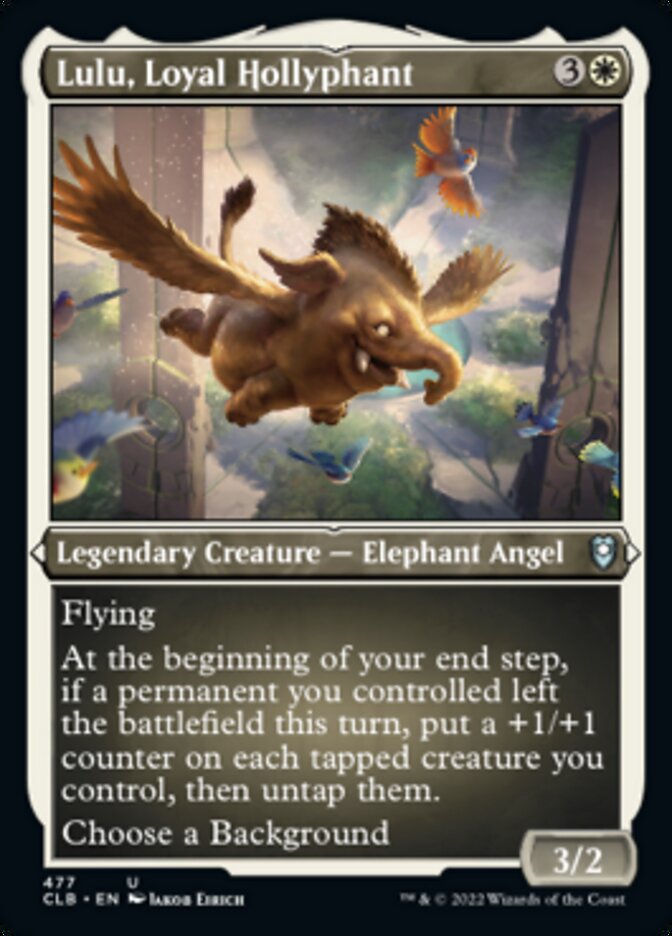 Lulu, Loyal Hollyphant (Foil Etched) [Commander Legends: Battle for Baldur's Gate] | Total Play