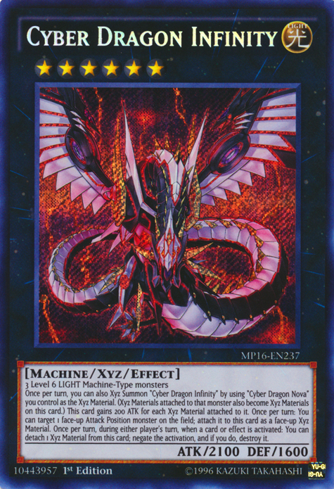 Cyber Dragon Infinity [MP16-EN237] Secret Rare | Total Play