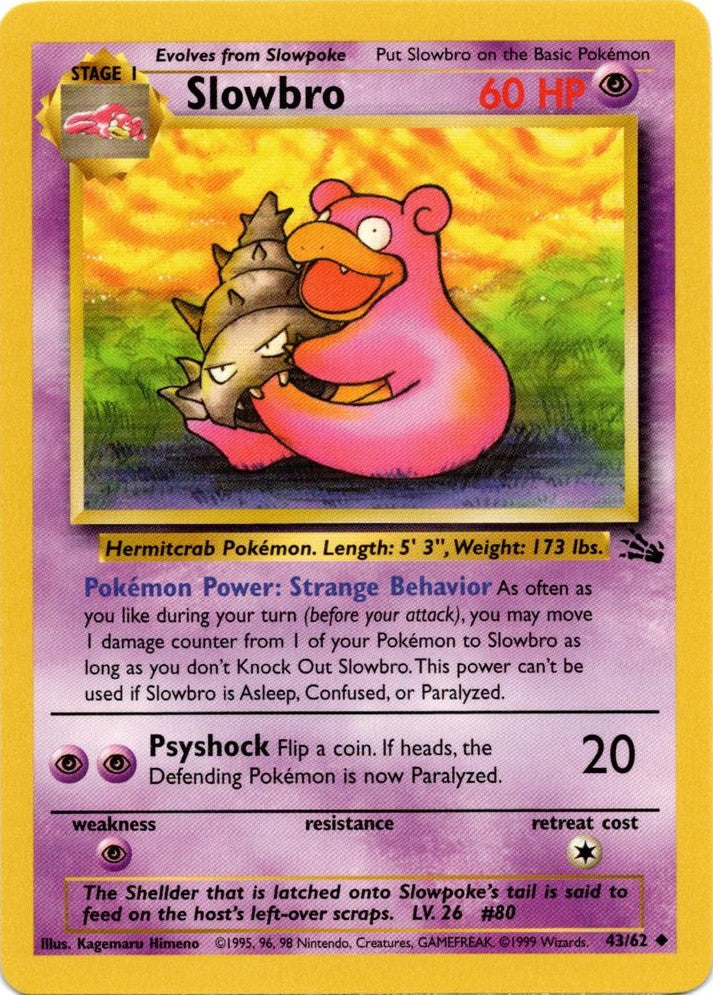 Slowbro (43/62) [Fossil Unlimited] | Total Play