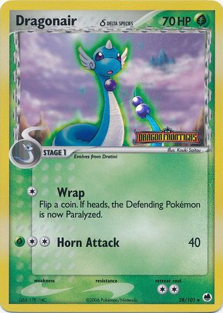 Dragonair (28/101) (Delta Species) (Stamped) [EX: Dragon Frontiers] | Total Play