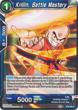 Krillin, Battle Mastery (BT9-028) [Universal Onslaught] | Total Play