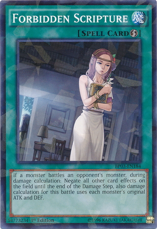 Forbidden Scripture [BP03-EN184] Shatterfoil Rare | Total Play