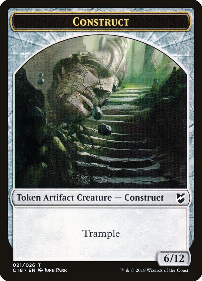 Clue // Construct (021) Double-Sided Token [Commander 2018 Tokens] | Total Play