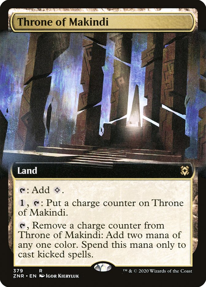 Throne of Makindi (Extended Art) [Zendikar Rising] | Total Play