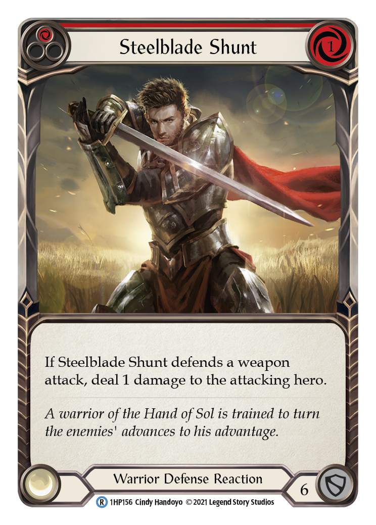 Steelblade Shunt (Red) [1HP156] (History Pack 1) | Total Play