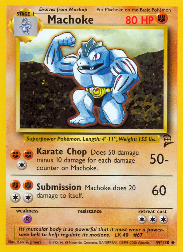 Machoke (49/130) [Base Set 2] | Total Play