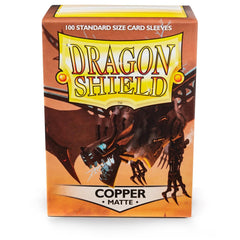 Dragon Shield: Standard 100ct Sleeves - Copper (Matte) | Total Play