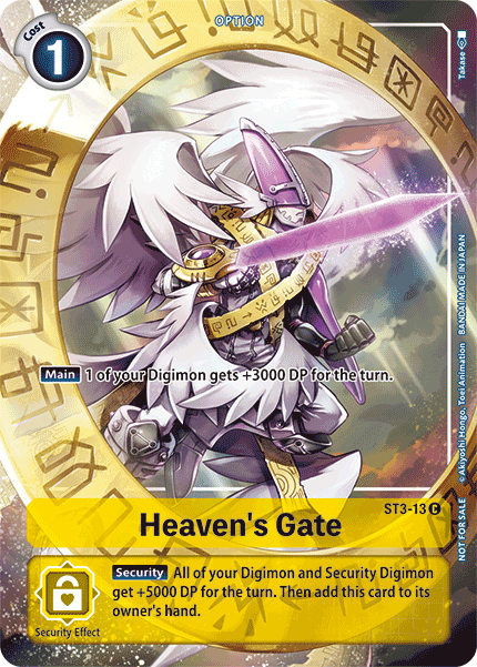Heaven's Gate [ST3-13] (Tamer's Evolution Box) [Starter Deck: Heaven's Yellow Promos] | Total Play