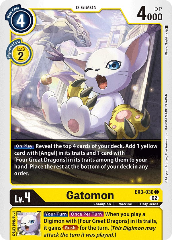 Gatomon [EX3-030] [Draconic Roar] | Total Play