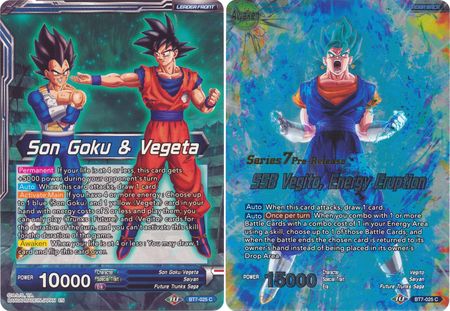 Son Goku & Vegeta // SSB Vegito, Energy Eruption (BT7-025_PR) [Assault of the Saiyans Prerelease Promos] | Total Play
