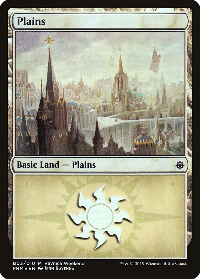 Plains (B03) [Ravnica Allegiance Guild Kit] | Total Play