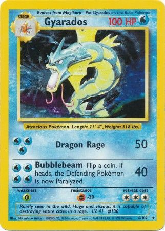 Gyarados (6/102) [Base Set Unlimited] | Total Play