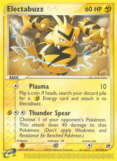 Electabuzz (35/100) [EX: Sandstorm] | Total Play