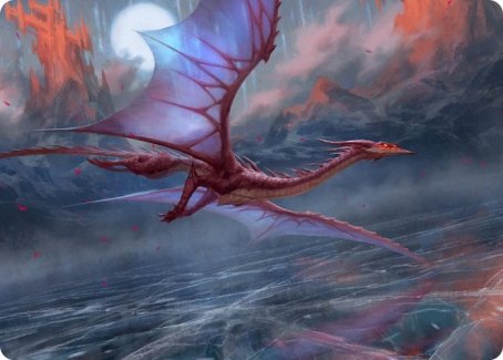 Manaform Hellkite Art Card [Innistrad: Crimson Vow Art Series] | Total Play