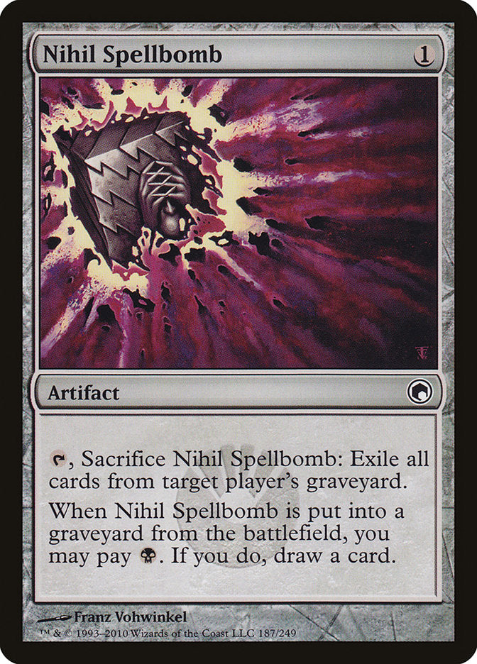 Nihil Spellbomb [Scars of Mirrodin] | Total Play