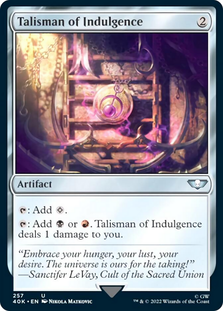 Talisman of Indulgence [Warhammer 40,000] | Total Play