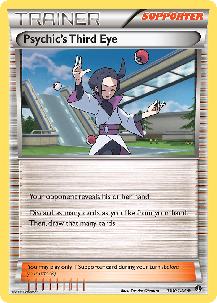Psychic's Third Eye (108/122) [XY: BREAKpoint] | Total Play
