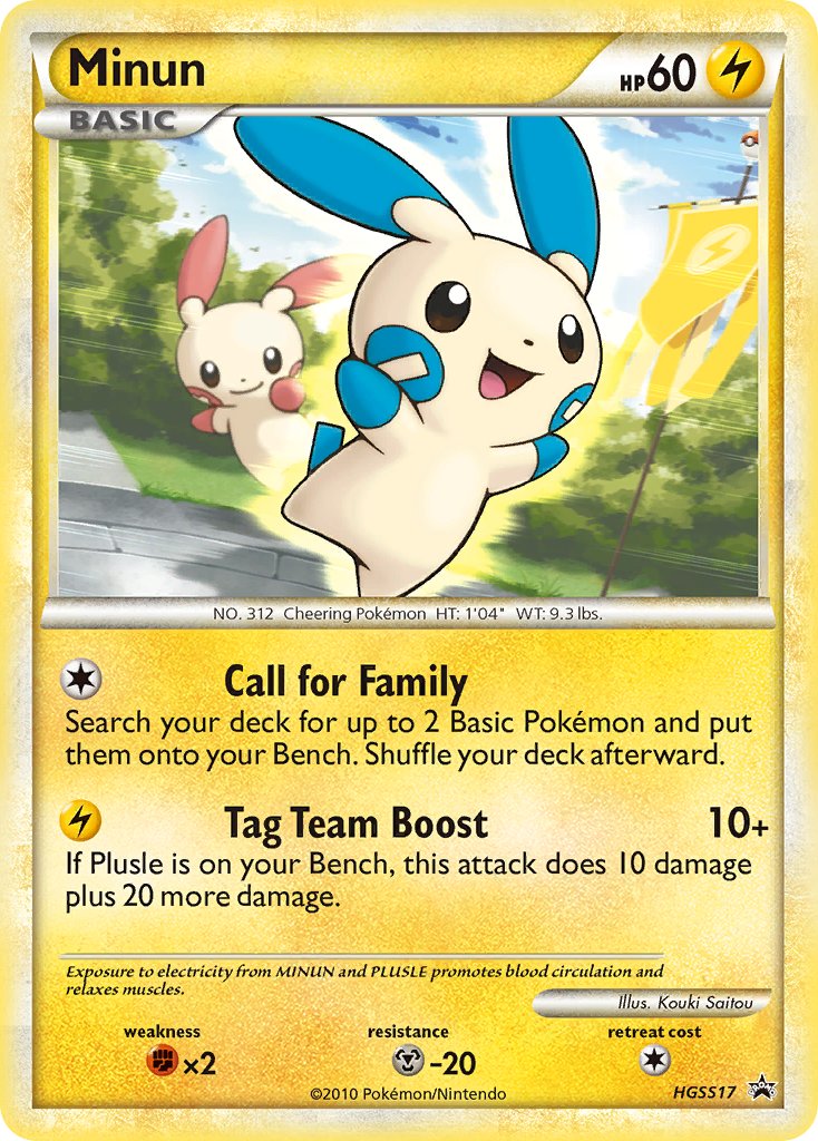 Minun (HGSS17) [HeartGold & SoulSilver: Black Star Promos] | Total Play