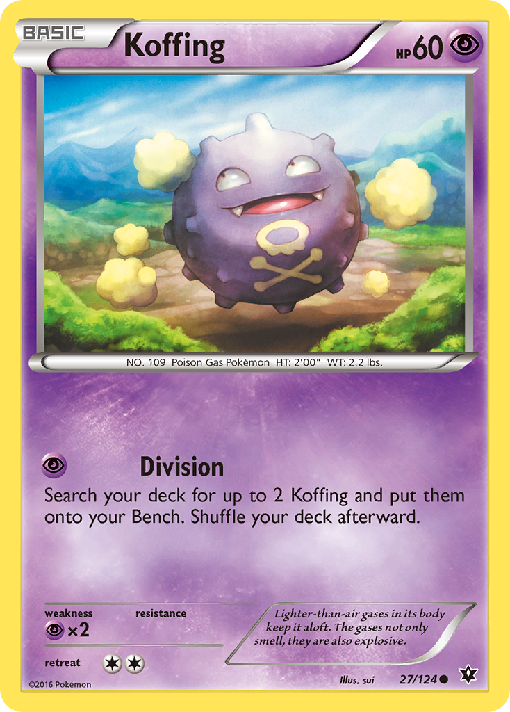 Koffing (27/124) [XY: Fates Collide] | Total Play