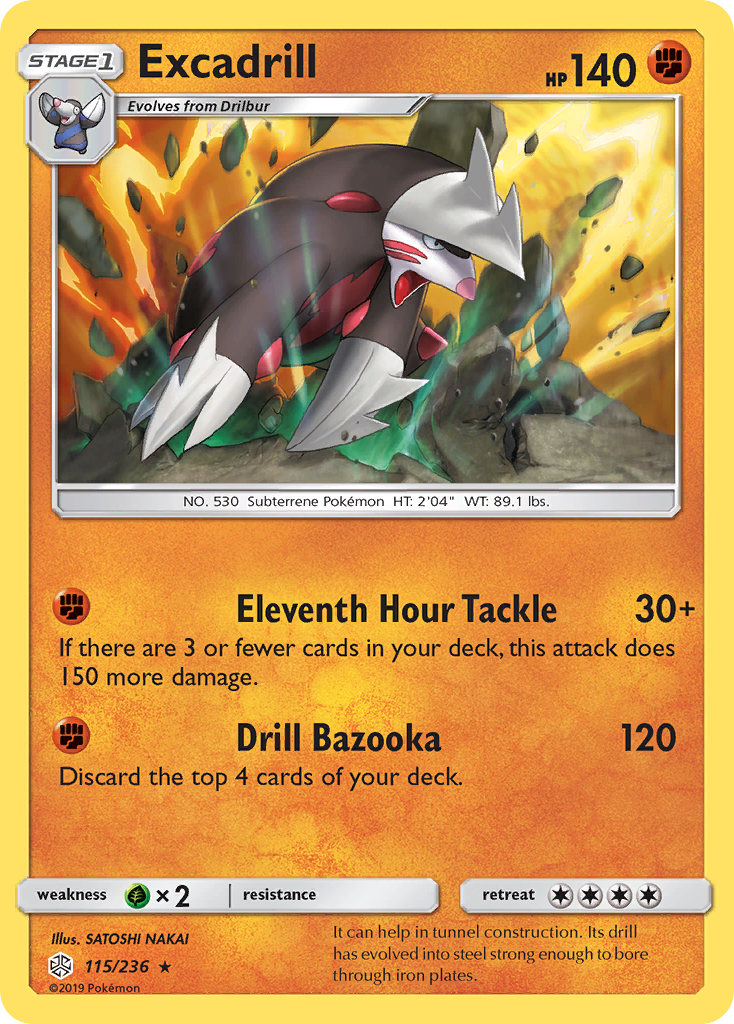 Excadrill (115/236) [Sun & Moon: Cosmic Eclipse] | Total Play