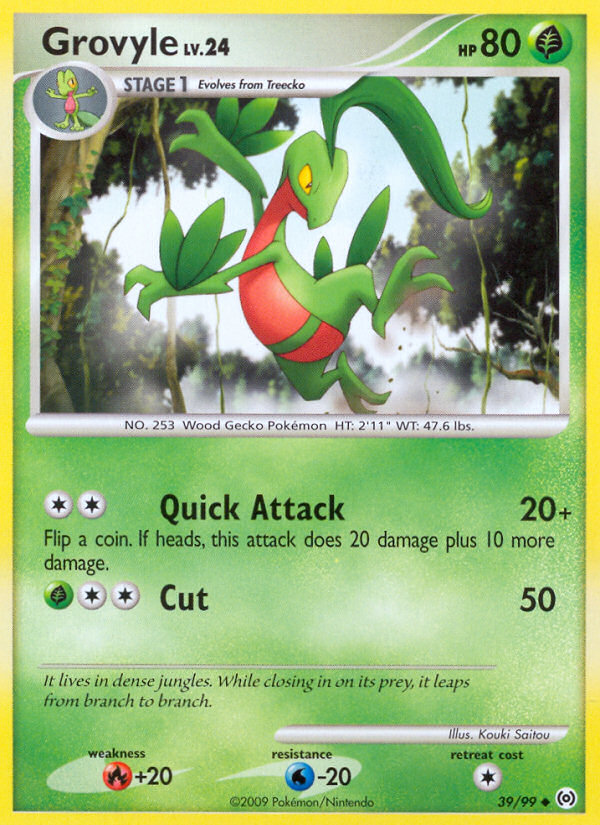 Grovyle (39/99) [Platinum: Arceus] | Total Play