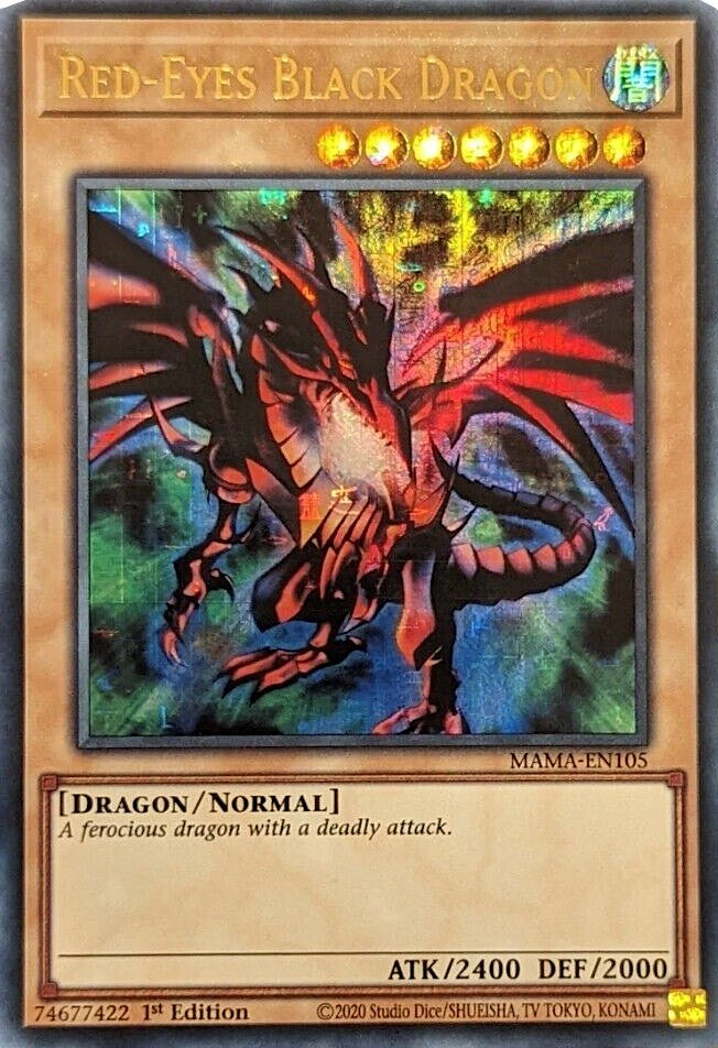 Red-Eyes Black Dragon [MAMA-EN105] Ultra Pharaoh's Rare | Total Play