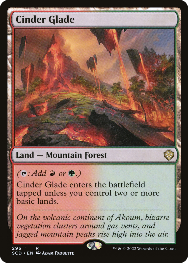 Cinder Glade [Starter Commander Decks] | Total Play