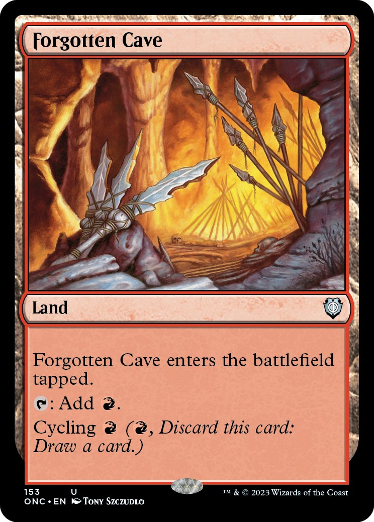 Forgotten Cave [Phyrexia: All Will Be One Commander] | Total Play