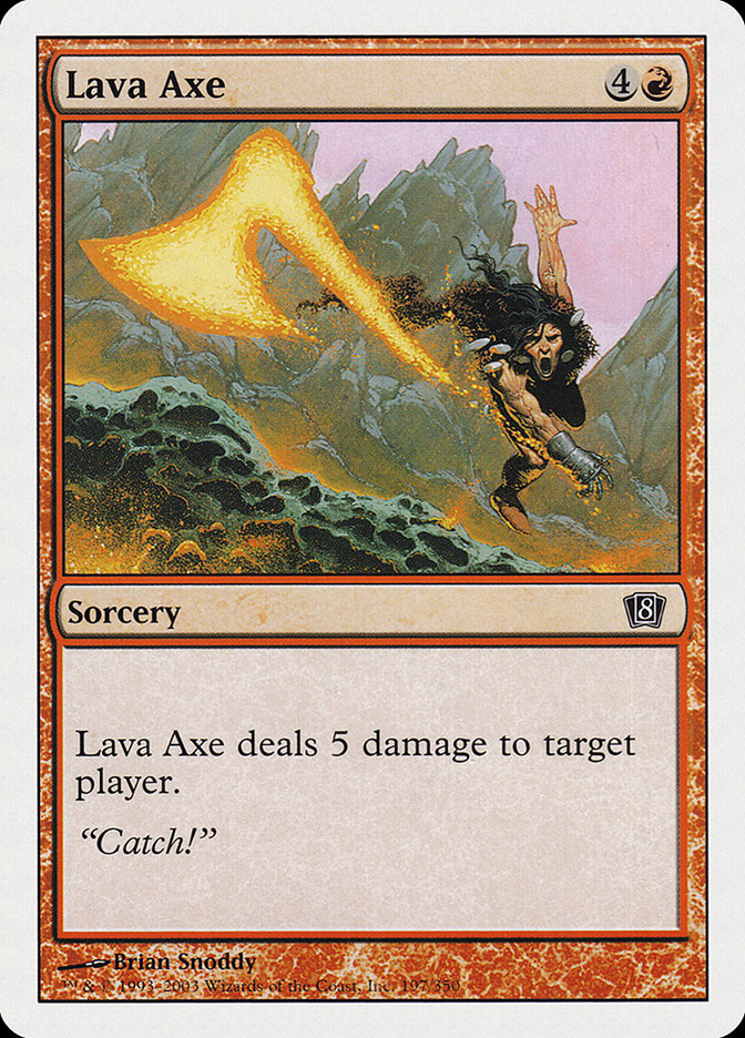 Lava Axe [Eighth Edition] | Total Play